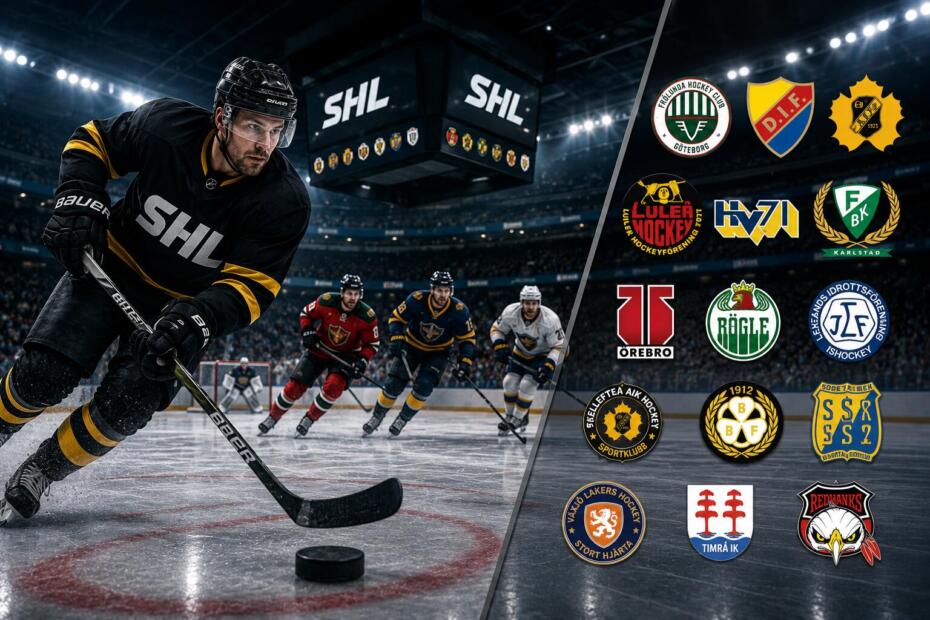 SHL – så fungerar Sveriges högsta ishockeyliga