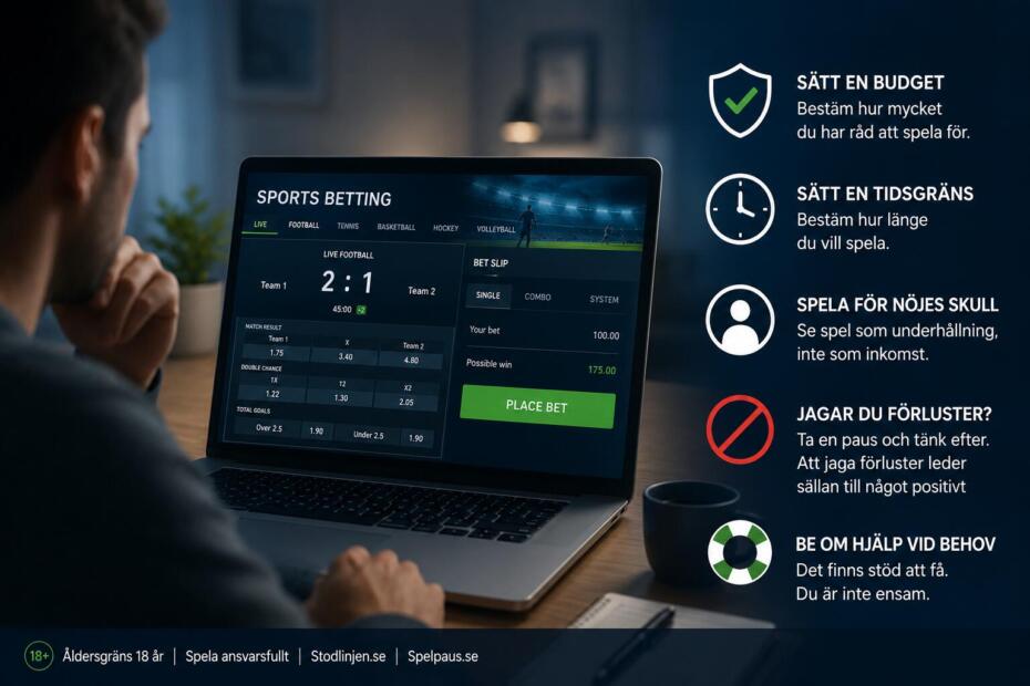 Så bettar du på ett ansvarsfullt sätt - en praktisk guide